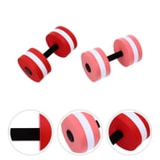 2Pcs Portable Water Dumbbells Assorted Color Wear-Resistant Pool Accessories