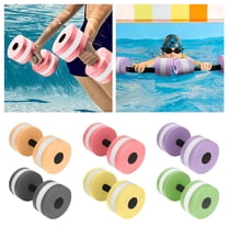 Aquatic Exercise Dumbbells Water Dumbbell Pool Resistance Aquatic Fitness Barbells with 4 High-Density EVA Foam Pool Weights Dumbbells, for Water Aerobics Weight Loss