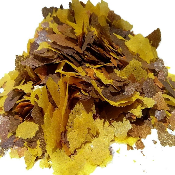 Aquatic Foods 40% Silk Worm Flakes, Ultra Koi, Pond Fish, ALL Tropicals. Silkworm Increases Color Glossiness - 5-lbs