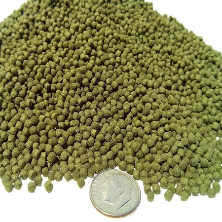 3mm-1/8" 40% Spirulina Premium Floating Pellets for Africans, Koi & Pond Fish, ALL Cichlids, ALL Tropicals - 4-lbs