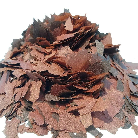 45% California Blackworm & Cichlid Color Red Flake Blend, ULTRA Premimum Tropical Fish Flakes Made in USA! - 2-lbs