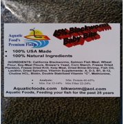 Aquatic Foods 45% California Blackworm Sinking Baby Bits, Perfect for small Discus, Cichlids, All Tropical Fish - 1/4-lb