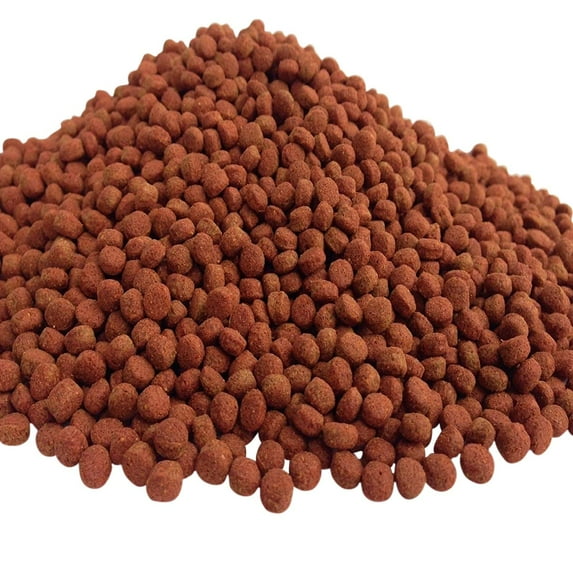 Aquatic Foods Color Red Enhancing 1/4" Floating Pellets Koi, Pond Fish & ALL Tropicals - 40-lbs