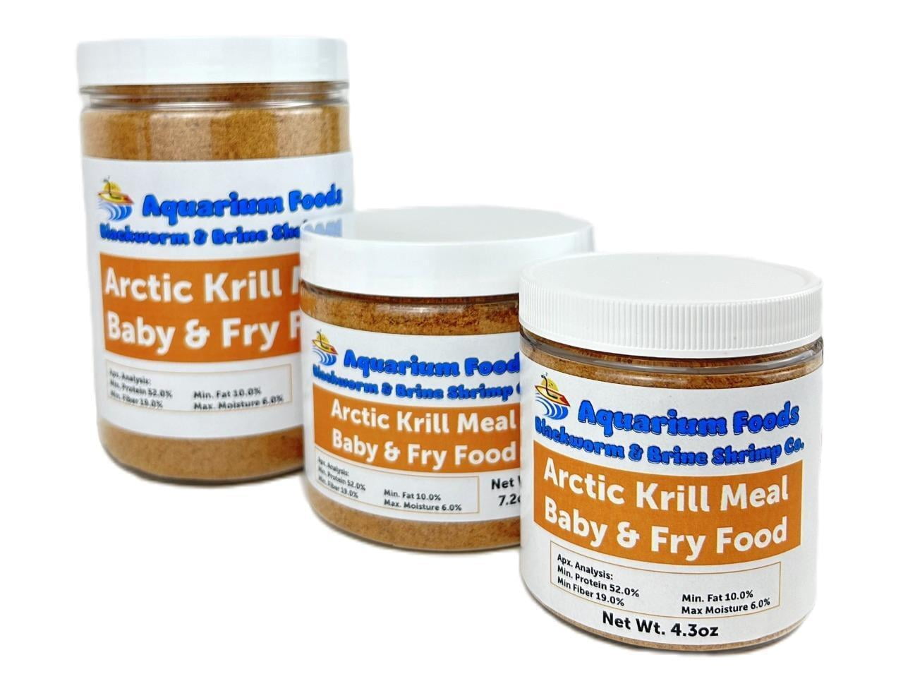 Aquatic Foods Inc. Arctic Krill Meal, 55 Protein Vitamin Rich Floating