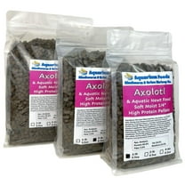 Axolotl Food 1/4" Soft Moist Sinking Rangen Salmon Meal Crumbles for Baby Axolotl, Newts, Shrimp, Snails - 1-lb 5.3oz Clear Bag