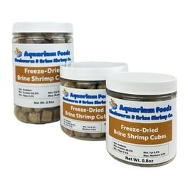 oz Freeze Dried Brine Shrimp-100% Natural Fish Food, High