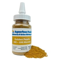 Aquatic Foods Inc. Golden Pearls 100-200 Microns for Tropical Fish Fry and Babies, for Corals, Anemones, Reef Tanks…1.9oz Squeeze Bottle