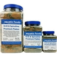 thumbnail image 1 of Krill & Spirulina Flakes for Cichlids, Discus, Angels, Tetras, Guppies, Koi, Goldfish, All Tropical Fish also Pellet and Wafer Mix Included - 2oz, 1 of 2