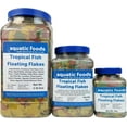 thumbnail image 1 of Tropical Fish Flakes, Krill, Color Enhancing, Spirulina Flakes for Cichlids, Angels, All Tropical Fish also Pellet & Wafer Mix Included - 2oz, 1 of 2