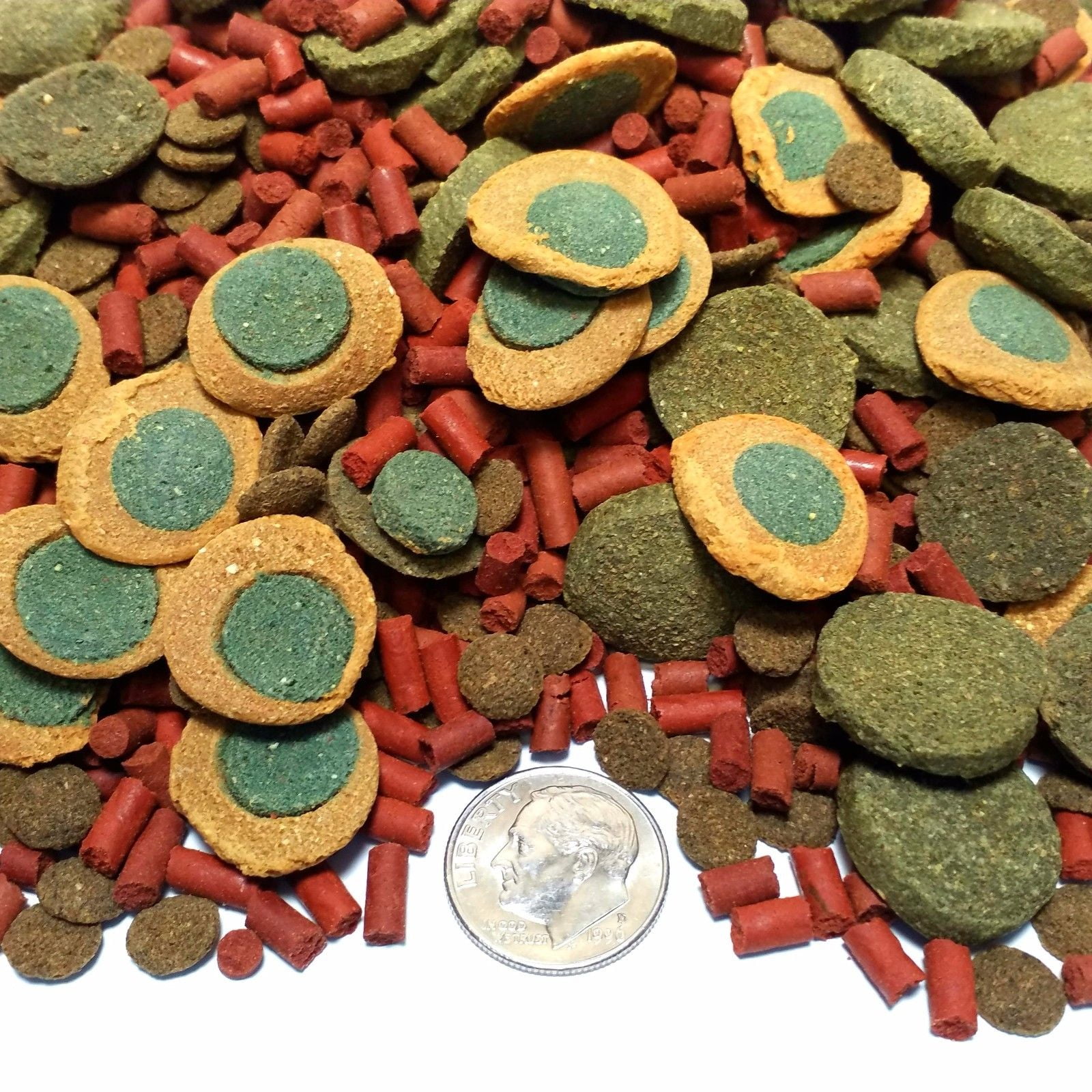 Aquatic Foods Spirulina Algae, Veggie Wafers and Shrimp Bits, Pleco's, Catfish, Shrimp & ALL Fish - 2-lbsGB-250