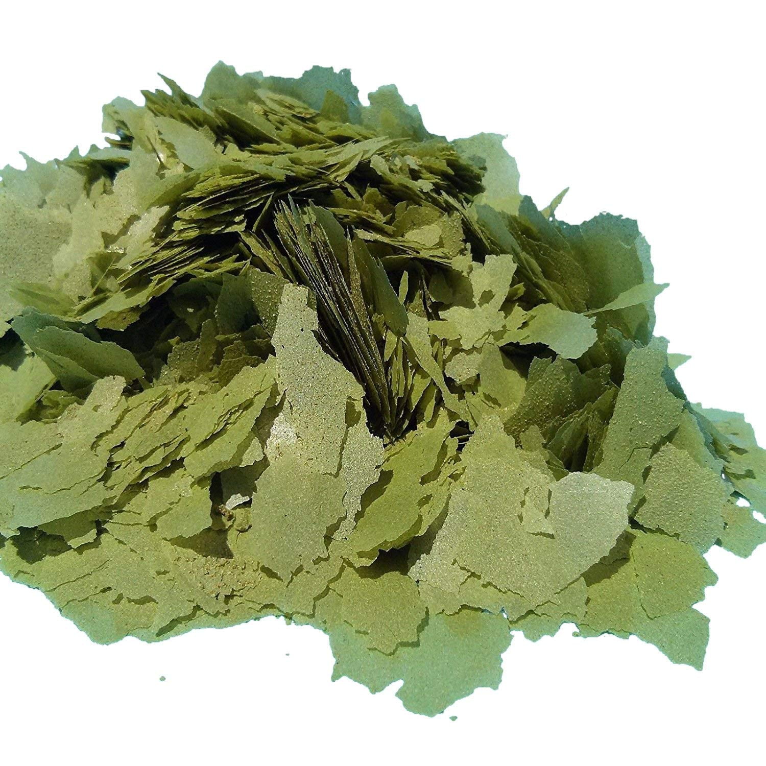Aquatic Foods Spirulina Green Gro Flakes - Premium Tropical Fish Foods - 1-lb