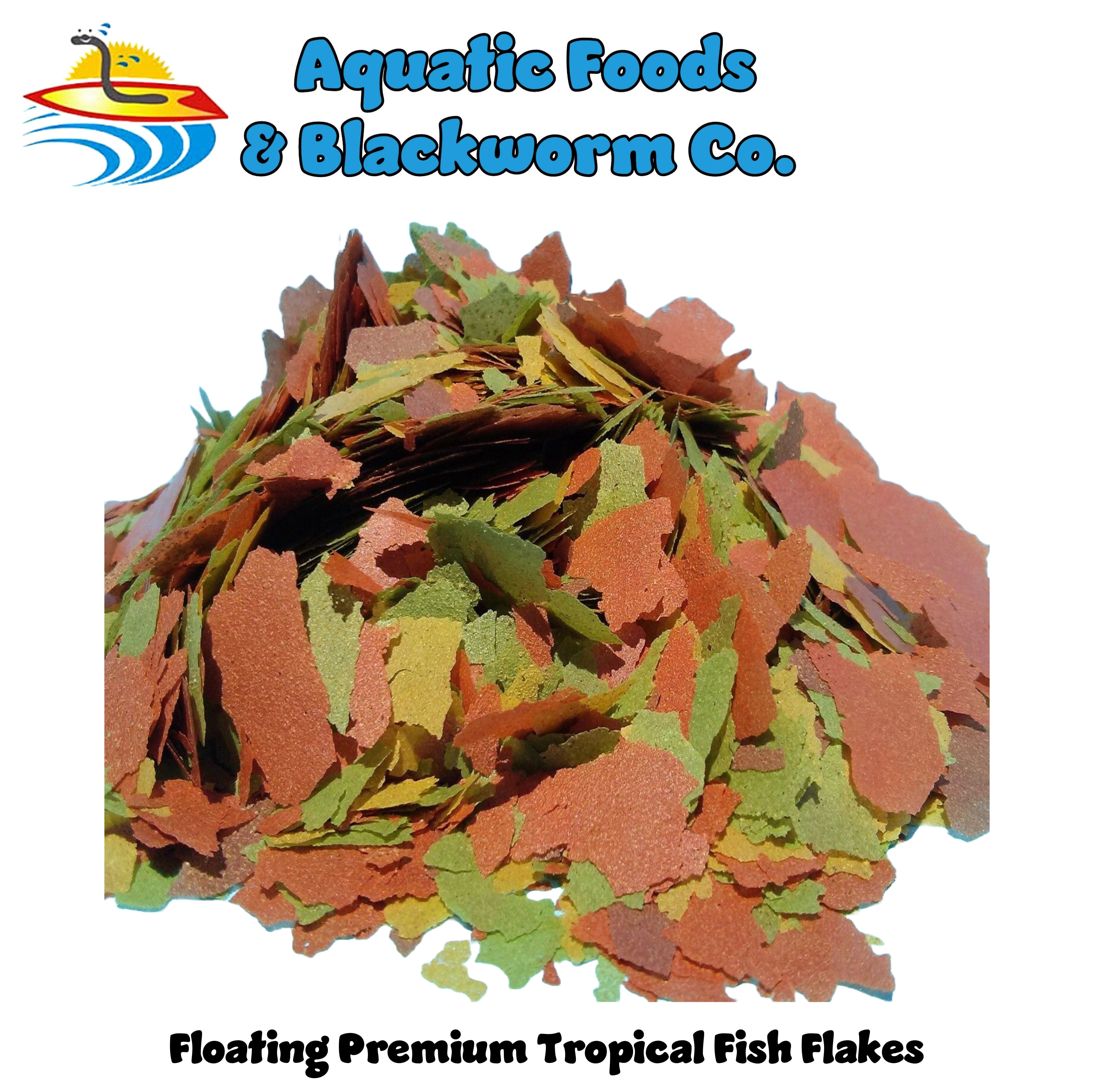 Aquatic Foods Tropical Fish ALL Purpose Flakes, Premium Tropical Fish Foods - 10-lbs