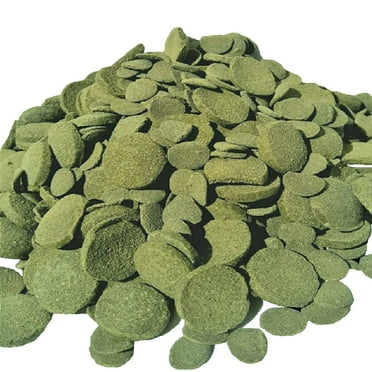 Aquatic Foods Wafers 2-Size Wafers of Spirulina, Algae, for Plecos, Catfish, Snails, Shrimp ALL Bottom Fish & More - 1-lb