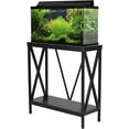 thumbnail image 1 of Aquatic Fundamentals 29/37 Gallon Wood + Metal Aquarium Stand, 1 of 8
