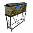 thumbnail image 1 of Aquatic Fundamentals 55 Gallon Black Metal Aquarium Stand, 1 of 7
