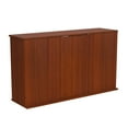 thumbnail image 1 of American Furniture Classics Aquatic Fundamentals Model 19551-68 55 Gallon Serene Cherry Upright Aquarium Stand, 1 of 9