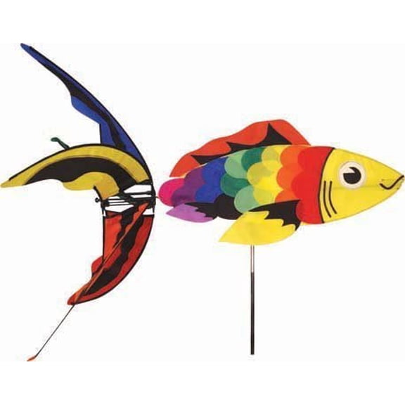 Aquatic Life Wind Spinner - Rainbow Koi Fish