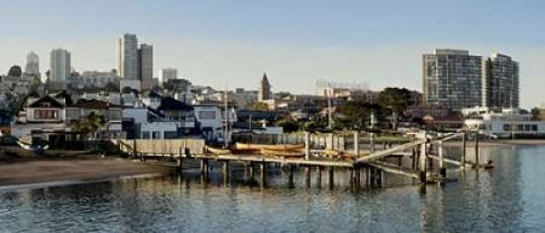 Aquatic Park Pano - 127 Canvas Art - Alan Blaustein (24 x 48)