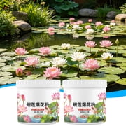 Aquatic Plant Fertilizer Tablets for Ponds High Potency Heavy Feeding Slow Release Nutrients for Water Lilies Lotus and Aquatic Plants Vibrant Growth Blossom Booster 2.8 x 2.4 Inch Bottle