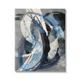 thumbnail image 1 of Aquatic Themed Fluid Abstraction White Blue Paint Swirls 24 in x 30 in Painting Canvas Art Print, by Stupell Home Décor, 1 of 5