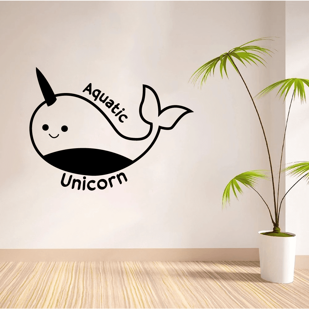 "Dream Like A Unicorn" Wall Decal - Motivational Quote Sticker For Kids Room, Bedroom, Nursery Decor - View #5