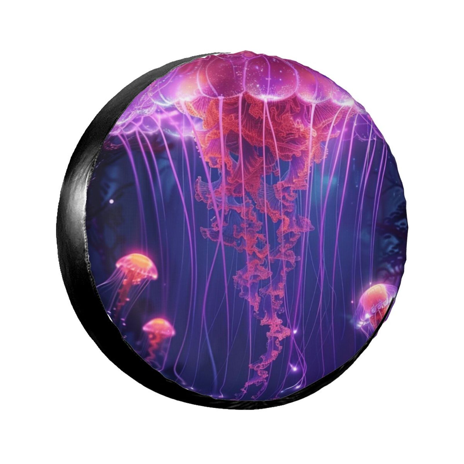 Aquatic animal closeup Spare tire cover, weather proof wheel protector