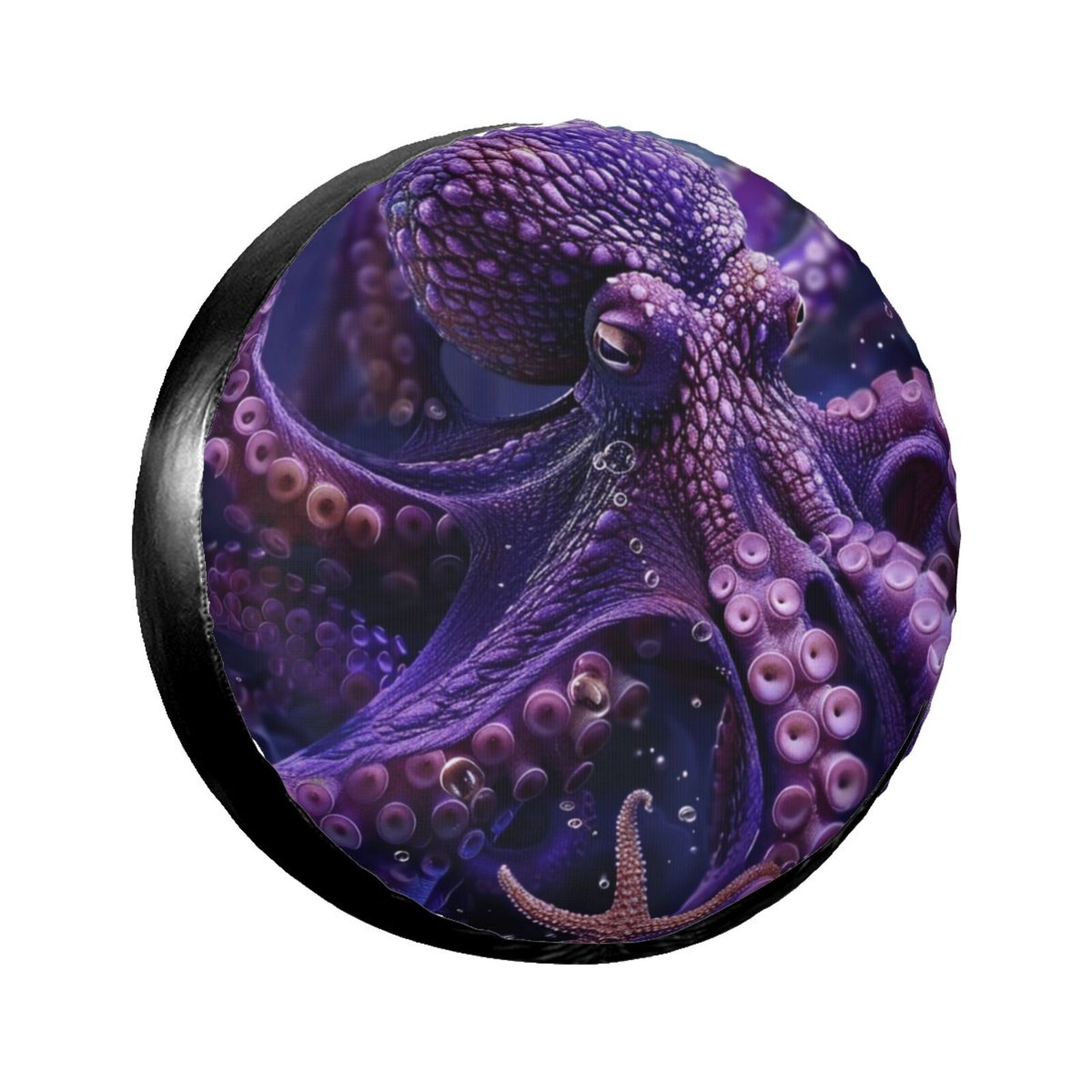 Aquatic animal closeup Spare tire cover, wheel protector, weather