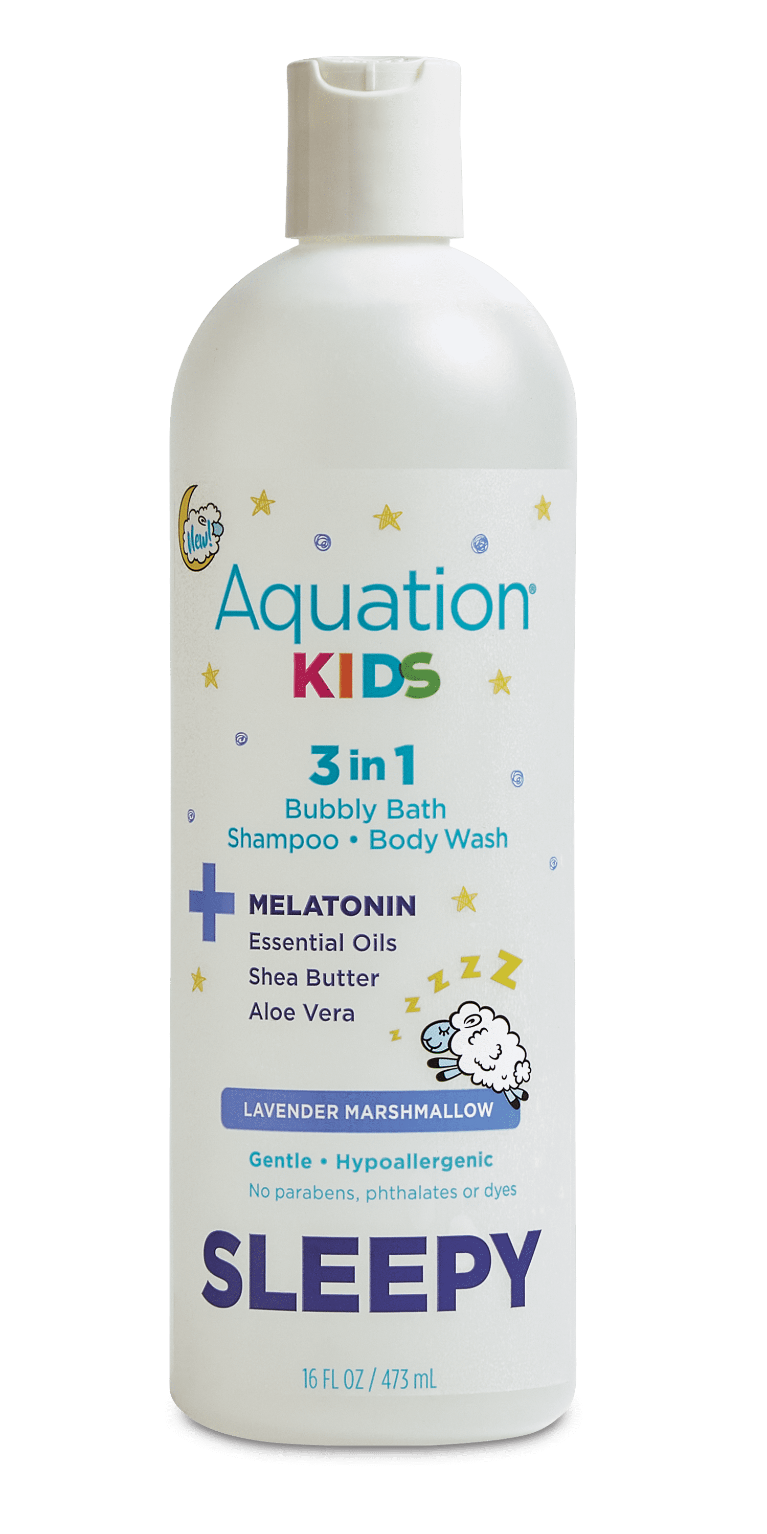 Aquation KIDS 3n1 Bubble Bath Sleepy Time 16 OZ