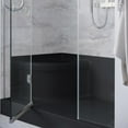 thumbnail image 1 of Aquatique 60" x 32" Right Drain, Shower Base in Matte Black, 1 of 11