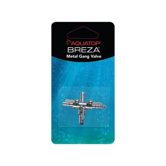Aquatop BREZA Metal Gang Valve 3-Way Silver