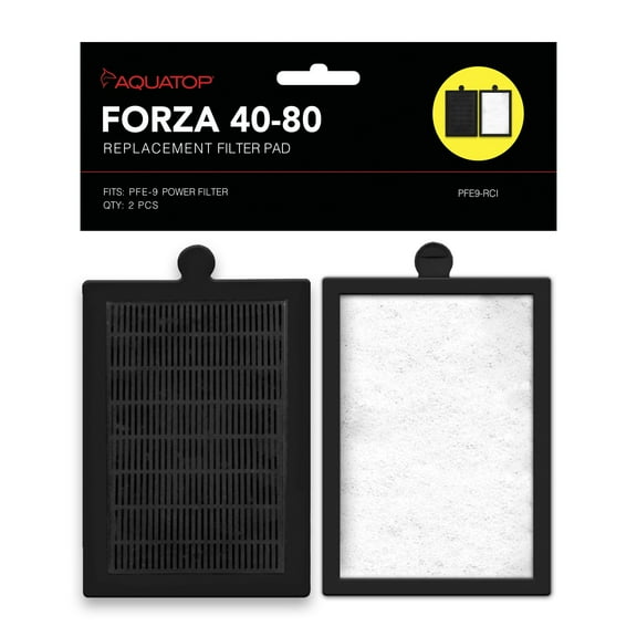 Aquatop Replacement Filter Insert with Activated Carbon for PFE-9, 2-Pack  FORZA PFE9-RCI