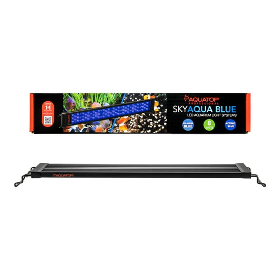 Aquatop LED Aquarium Blue Light, Actinic Spectrum, Fits 12-18 inch tank, SkyAqua Blue, UL & CSA, SAQB-1218