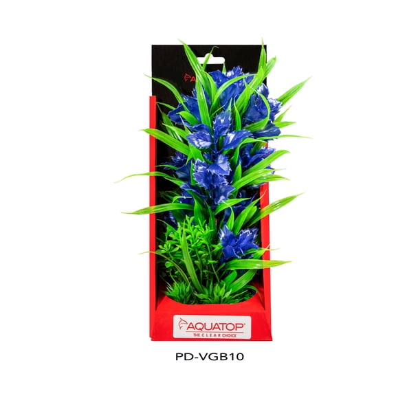 Aquatop PD-VGB10 Vibrant Garden Blue Plant 10"