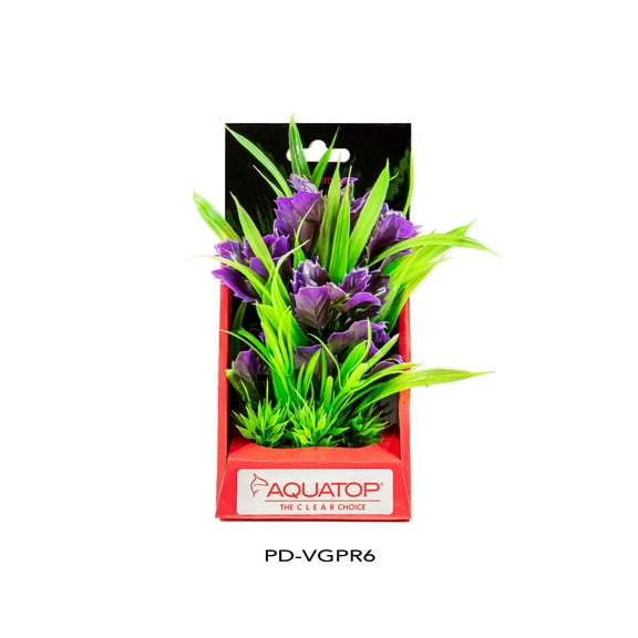 Aquatop PD-VGPR6 Vibrant Garden Purple Plant 6"