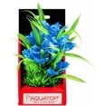 thumbnail image 1 of Aquatop Vibrant Passion Blue Plastic Aquarium Plant, 1 of 1