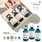 Aquatural Organic Gift Set, Body Wash, Lotion and Hand Soap, 3 Piece, 16.9 fl oz