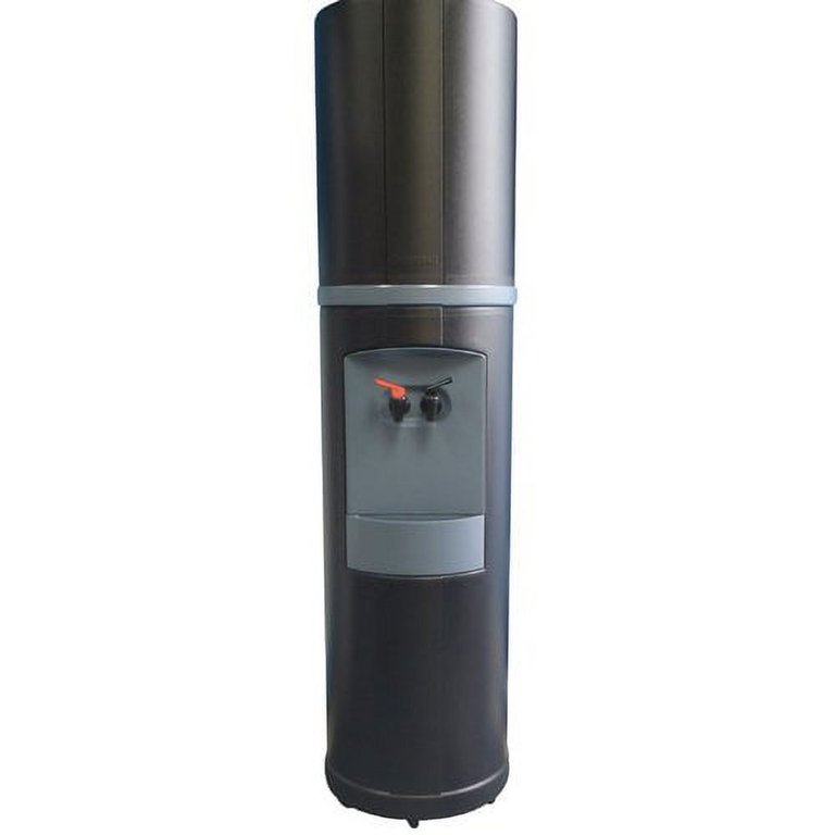 Aquaverve Water Coolers Fahrenheit Free-Standing Cold and Room Temperature Water Cooler, Black