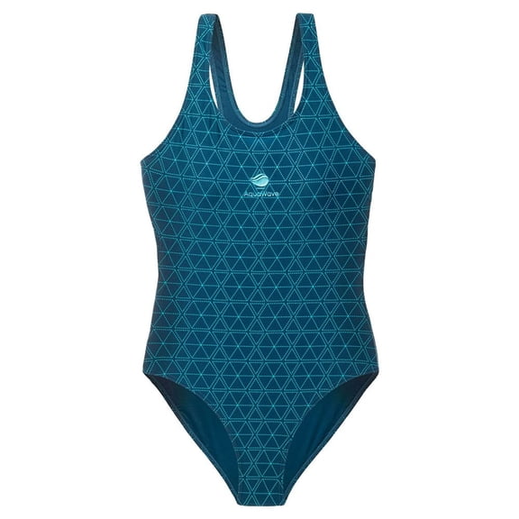 Aquawave Womens Seaweed Hexagon One Piece Bathing Suit