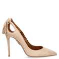 thumbnail image 1 of Aquazzura Forever Marilyn Nude Suede Pumps (38), 1 of 1