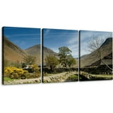 Aqueduct Morelia Michoacan Mexico 3 Piece Canvas Wall Art for Living