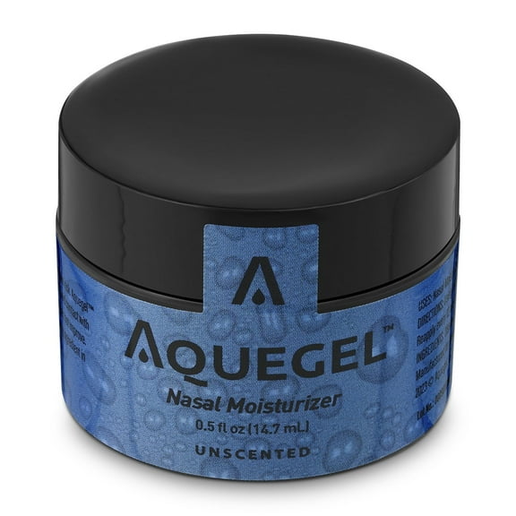 Aquegel Nasal Moisturizer (Original), 12-Hour Nasal Moisture Relief, Water Based Nose Gel, Nasal Moisturizer for Oxygen Therapy, Dry Nose, Nasal Dryness, Nosebleeds, Cannula, CPAP. Saline Nasal Gel