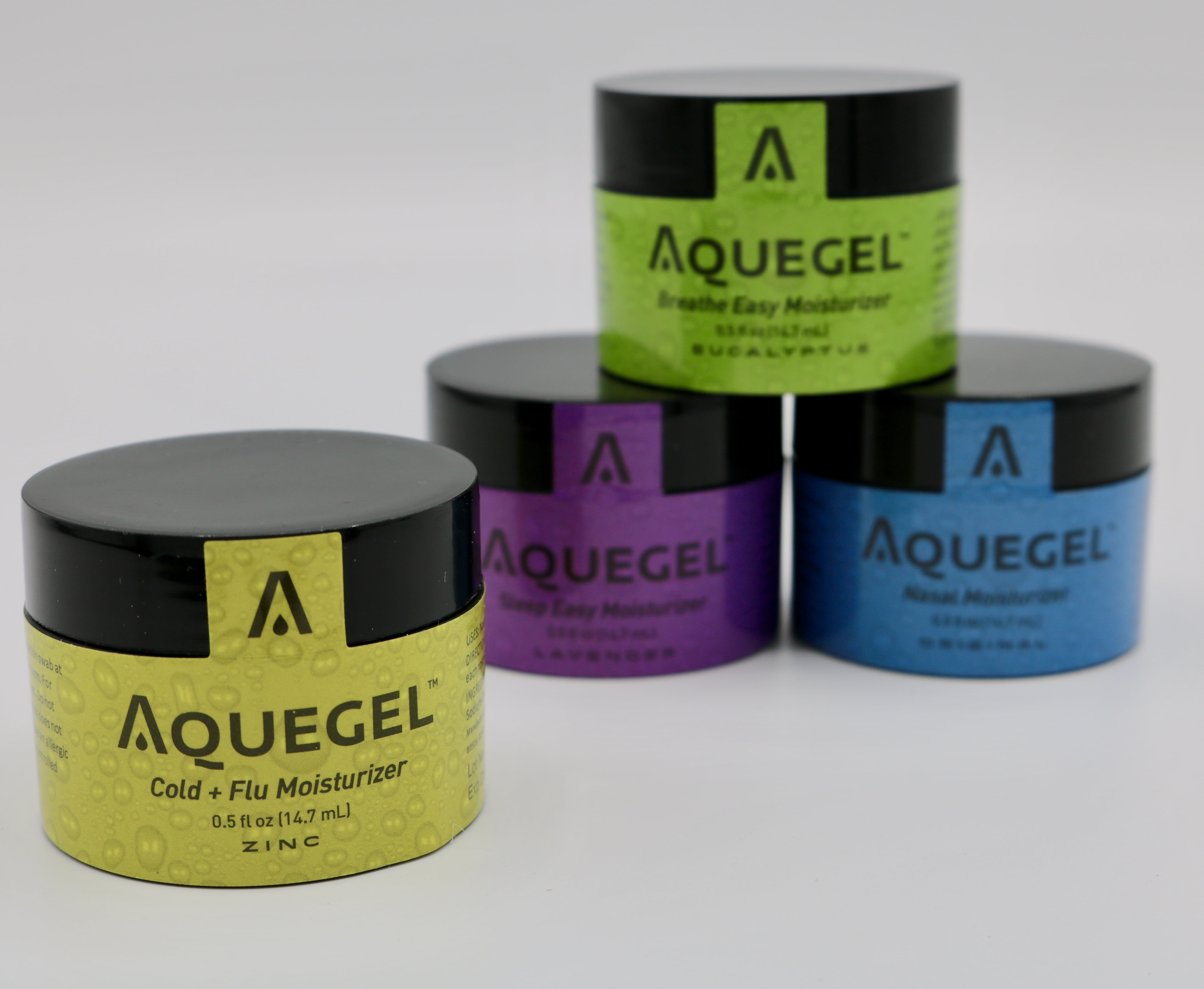 Aquegel Variety Pack (Buy 3, GET 1 Free!) 12Hour Nasal Moisture Relief