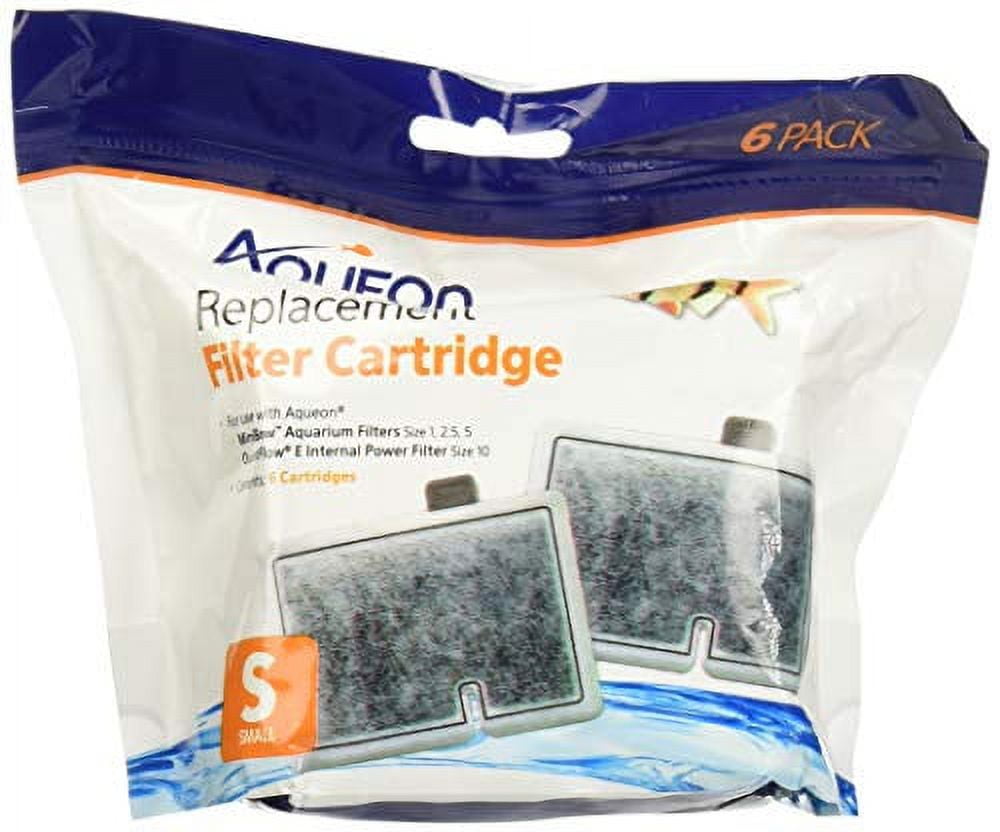 Aqueon (2 Pack) Minibow Replacement Filter Cartridge Size Small (6 Cartridges Per Pack / 12