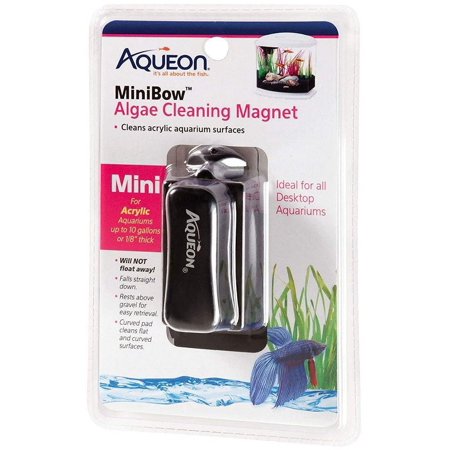 Aqueon Algae Cleaning Magnet MiniBow [Aquarium, Cleaning Pads & Brushes] 1 count
