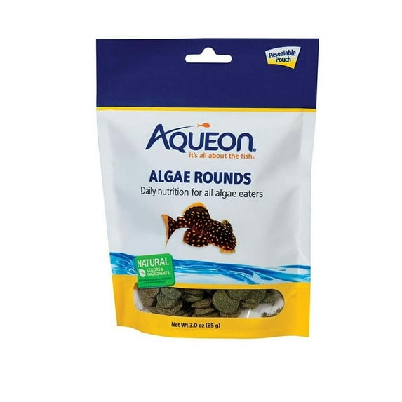 Aqueon Algae Rounds Fish Food