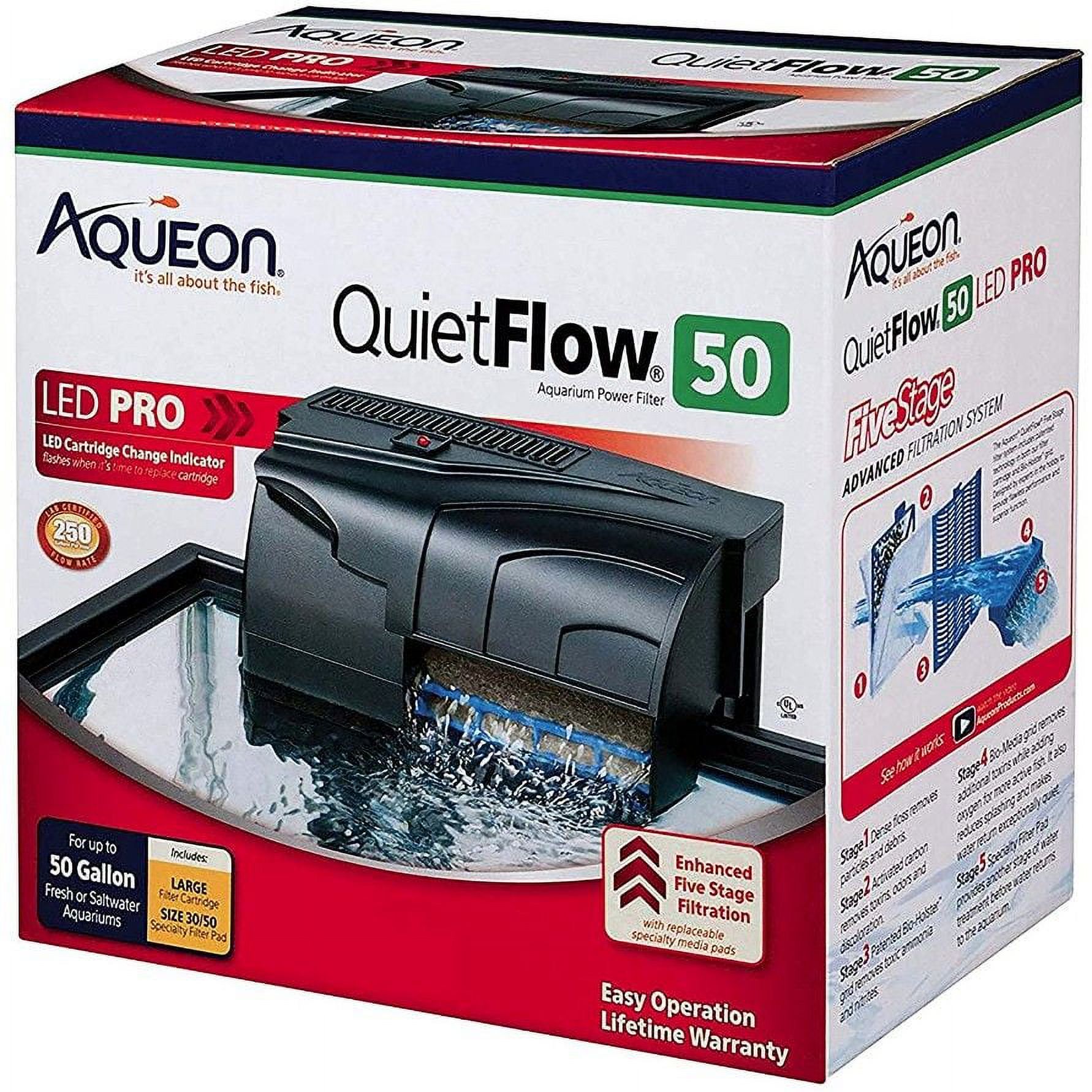Aqueon [Aquarium, Filters Power Filters] Aqueon QuietFlow LED Pro Power