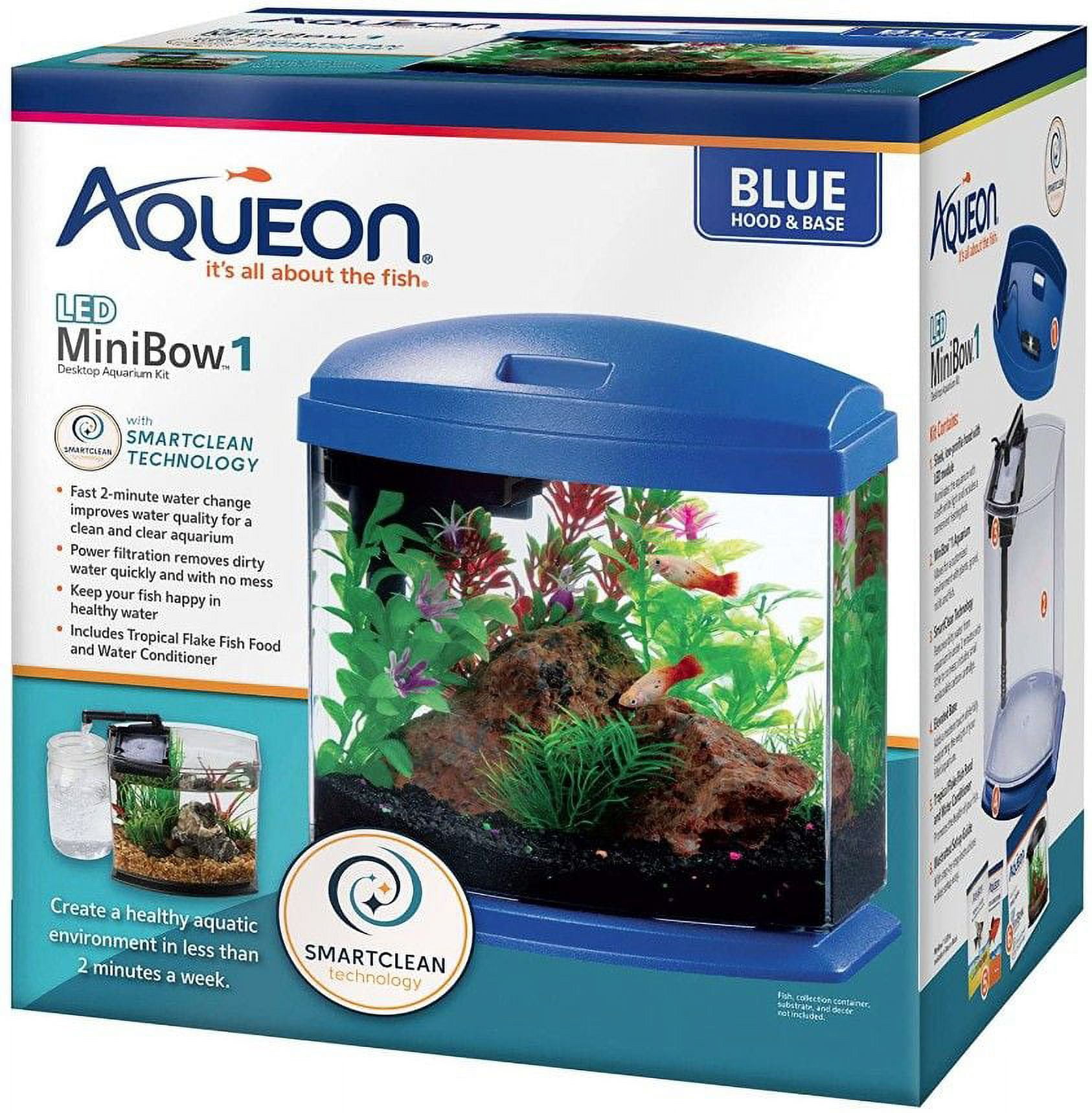 Aqueon Aquarium, Glass & Acrylic Aquariums Aqueon LED MiniBow 1
