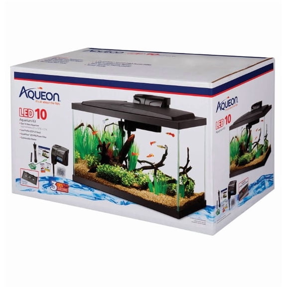 Aqueon Aquarium Starter Kit with LED Lighting