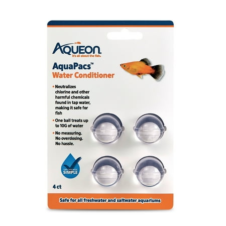 Aqueon AquaPacs Water Conditioner 4-pack