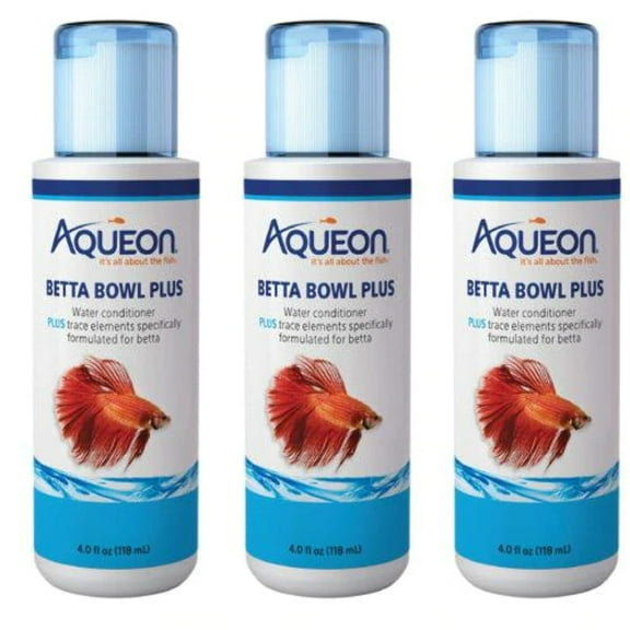 Aqueon Betta Bowl Plus Water Conditioner 4 oz.